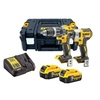 Dewalt trådløst værktøjssæt DCK266P2T (DCD796 + DCF887), 18 V, 2 x 5,0 Ah, oplader + etui