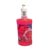 Dezigely disinfectant hand gel 500ml with raspberry scent, moisturizing, pump, 70%