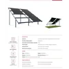 DH4 ESTRUTURA DE TERRA DE SUPORTE DUPLO (1800 <L <1990 / W <1135) para PV BIFACIAL