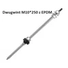 Διπλό νήμα M10*250 κατασκευασμένο από EPDM