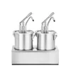 Distributeur de Sauce Distributeur Inox 9l 400x200x440 Hendi 558119