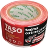 DOUBLE-SIDED WARNING TAPE WHITE RED 200m
