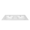Double washbasin recessed into the countertop Kerra KR 120 Twin