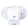 DR-08 PIR rörelsesensor 360, Un=230V AC,P=1000W, tak och infälld montering FI60, vit