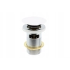 DRAIN PLUG CLICK CLICK 5/4 WITH OVERFLOW WHITE