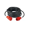 Driefasige verlenging 15m kabel 5G1.5 H07RN-F 16A Ca. 11kW IP44