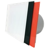 DRim 125 TS kodumajapidamises kasutatav ventilaator eemaldatavate dekoratiivpaneelide / seina ja laega taimeriga versioonis, kuullaagriga / 01-062