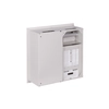 Flush-mounted meter switchboard RL-48 ZSZ with a window and a lock. place for counter i 48 type S protectionsIP32