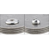 Stainless steel blind rivets, standard A2, with round head - 3 x 6 mm - 500 pcs in package
