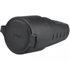 Black schuko rubber coupler socket 16A 250V with cover IP44