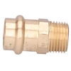 Adapter nipple, external thread,18x1/2 bronze B Press