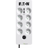 Eaton Protection Box 8 Tel @ USB FR, surge protection, 8 sockets, 2x USB charger, 1m