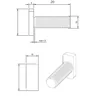 T-head screw A2 M10*20mm