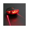 ECLAIRAGE ARRIERE VELO ROUGE + LIGNES LASER