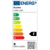 Ecolite L460-LED/CR Μαύρο φάσμα επιτραπέζιου φωτιστικού LED 8W λευκό ημέρας