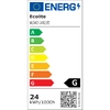 Ecolite WLD400-24W/LED/SD LED-kattovalaisin kaukosäätimellä 24W 420mm vaaleaa puuta LENA