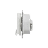 Single socket with grounding,2P+PE with shutters IP44, white SEDNA DESIGN