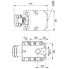 Einphasiger Industriestecker blau 3 Poly 6h 16A 230V 50/60Hz IP44