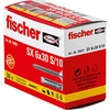 Ekspansionsprop med krave Fischer SX 6 x 30 + skrue - pakke 50szt.Artikelnr. 70021