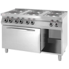 Electric cooker 6-płytowa with oven | Hendi 226247