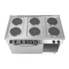 Electric cooker 6-płytowa with oven | Hendi 226247