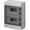 Electrical panel applied Elettrocanali 24 modules IP65 IK08 with transparent door