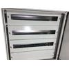 Electrical switchboard 600x400x200mm 60 modules cabinet cabinet modular metal cabinet 4 rows x 15 modules IP66 apparently with DIN rail plates for counterpanel mounting mounting plate