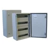 Electrical switchboard 600x400x200mm 60 modules cabinet cabinet modular metal cabinet 4 rows x 15 modules IP66 apparently with DIN rail plates for counterpanel mounting mounting plate