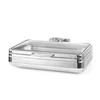 Elegant Induction Warmer With Glass Lid Gn 1/1 Fine Dine 473108