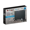 Elektrisk glaskonvektor V-TAC, 1000/2000W, SVART, LCD DISPLAY + kontroller