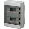 Elektriskais panelis lietots Elettrocanali 24 moduļi IP65 IK08 ar caurspīdīgām durvīm