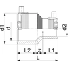 Elektrofusionsreduktion DN40X32 PE100, SDR11, PN10 gaz/PN16 vand