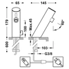 Elektronische wastafelkraan Tres Electronic 39210301