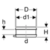 Elektroschweißbares PE-Band d56