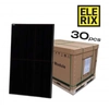 ELERIX Aurinkopaneeli Mono Half Cut 410Wp 120 solut, Lava 30 kpl (ESM-410) Musta