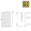 ELERIX päikesepaneel Mono 320Wp 60 elemendid, 36 tk palett (ESM 320 Full Black)