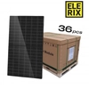 ELERIX Solarpanel Mono Half Cut 415Wp 108 Zellen, Palette 36 Stück (ESM-415) Schwarz