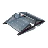 Elevación de tejado plano – conjunto “Flat-Flex” Línea negra – para 2 x módulos fotovoltaicos (en una fila)