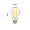 EMOS LED bulb Filament A67 A ++ 17W E27 neutral white