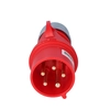 Enchufe portátil tiburón 32A 400V 3P+Z+N IP44