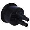 END-CAP rubber end cap for ECP double pipes 125/2