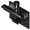 End clamp 35mm Length: 50mm black, CLICK