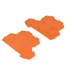 Endevæg/indvendig tykkelse 0,8 mm orange