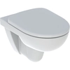 Ensemble de toilettes suspendues Selnova, à fond creux,B36 cm,H38 cm,T53 cm, avec abattant WC, fixation par le bas