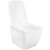 Επιτοίχια λεκάνη τουαλέτας Rea Martin χωρίς στεφάνη με κάθισμα - Επιπλέον 5% έκπτωση με κωδικό REA5