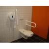 Ergoplus emelő korlát 80 cm WC-hez / mosdókagylóhoz, porszórt, fehér