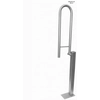 Ergoplus tilting handle, floor-mounted, surface finish: satin