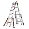 Escada multifuncional, sistemas Conquest All-Terrain Pro M26, Little Giant Ladder, 4x6, degraus de alumínio