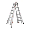 Escalera Profesional de Aluminio Little Giant Ladder Systems 4 x 6 Peldaños - Nivelador M26, 5 en 1 Patas niveladoras