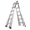 Escalera Profesional de Aluminio Little Giant Ladder Systems 4 x 6 Peldaños - Nivelador M26, 5 en 1 Patas niveladoras